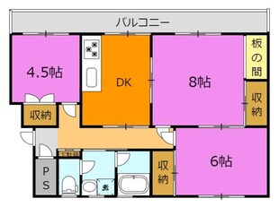 レインボーハウス有秋台西Ｃ35棟の物件間取画像